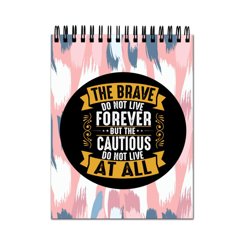 Crafty Worth Sketch Book the brave do not live sketch book for kids Thick Sheets A4 Size,100 Sheets/200 Pages