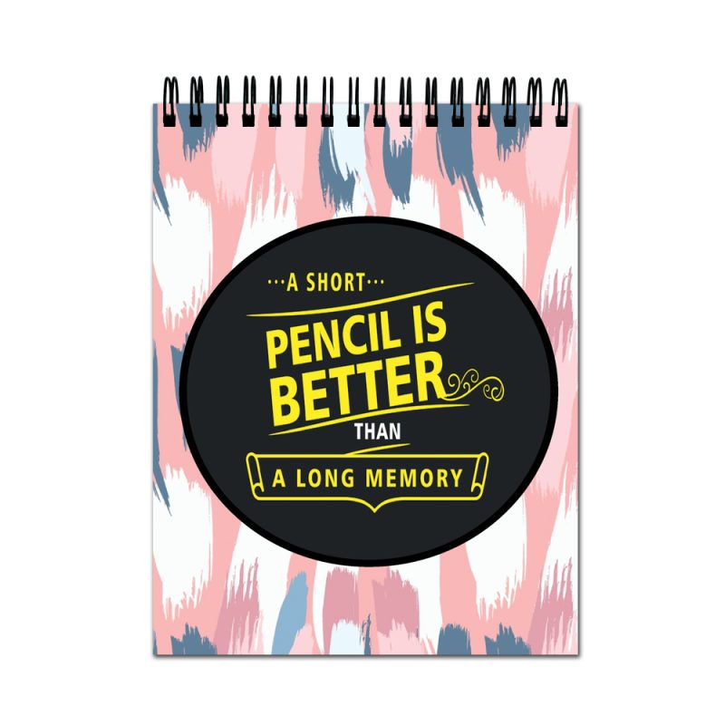 A Short Pencil Quote Sketchbook