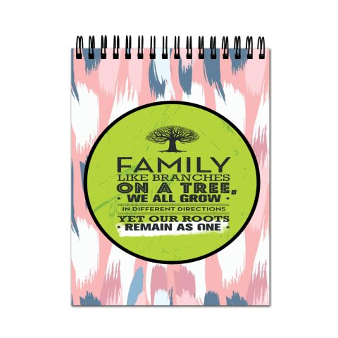 Crafty Worth Sketch Book family like branches sketch book A4 Thick Sheets A4 Size,100 Sheets/200 Pages