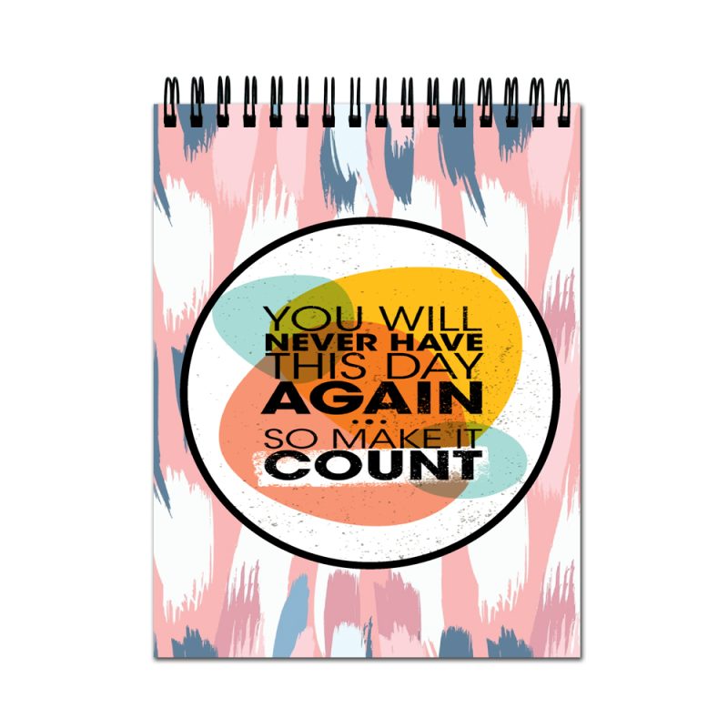 Motivational Quote A4 Sketch Pad