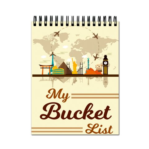 Crafty Worth Sketch Book My Bucket List sketch book for sketching Thick Sheets A4 Size,100 Sheets/200 Pages