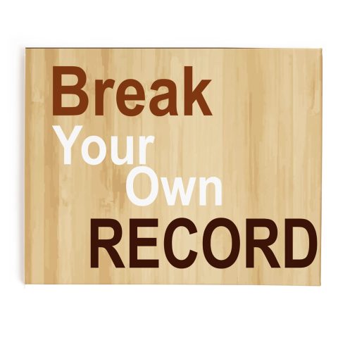 Crafty Worth | Break Your own record Premium Material Notice Pin-up Board/Pin-up Board/Soft Board/Bulletin Board/Pin-up Display Board for Office, Home & School Pin Board Customized | 10×16 inches