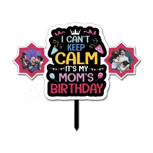 Crafty Worth Best Mom Ever cake topper for Mother's Day