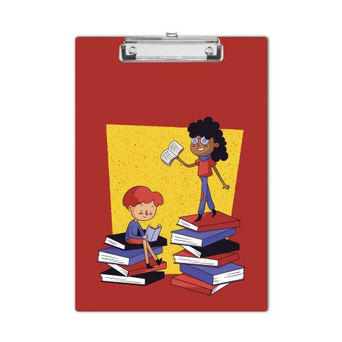 Crafty Worth | Wooden Paper Clipboard | Examination Writing Pad | Office Clipboard | Exam Board for Kids & Students | clip board for girls| clip board for Boys | Stainless Clip | clip board a4 size
