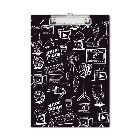 Crafty Worth | Examination Pad | Clipboard | Exam Pad | Writing Pad Multi Color | Clip Board for Girls| Clip Board for Boys | Stainless Clip | Clip Board a4 Size
