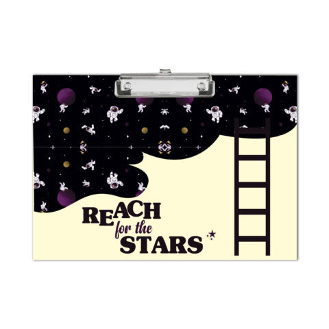 Crafty Worth | Exam Pad with Clip | Boards | Writing Pad | Clipboard | Wooden | clip board for girls| clip board for Boys | Stainless Clip | clip board A3 size