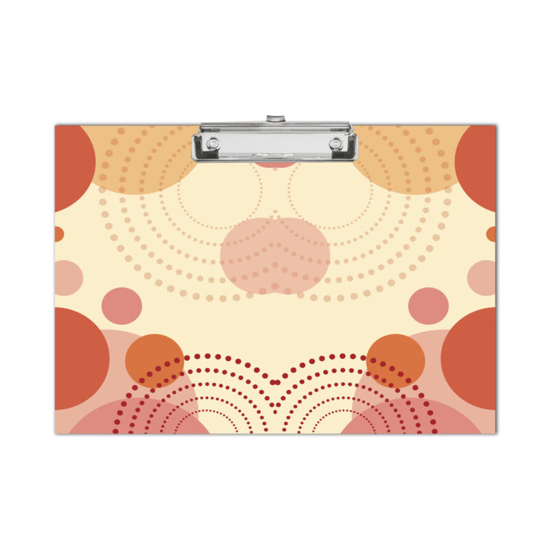 Abstract Pattern A3 Wood Clipboard