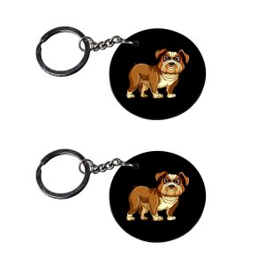 Crafty Worth dog lovers girls bike keychain set of 2 - photo 3