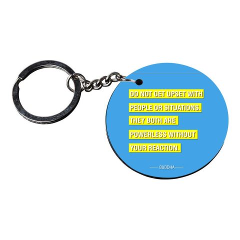 Crafty Worth | quotes keychain for love | 007 keychain customized keychain with photo Printed Wooden Keychain| Circle Shape Set of 2 keyrings 2×2 inch - alternate view