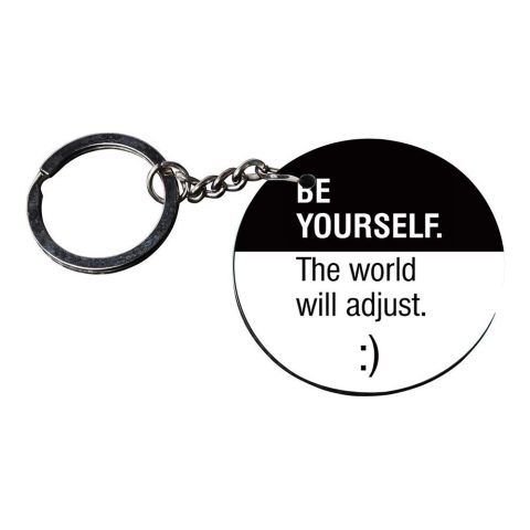 Crafty Worth | quotes keychain for love | keychain for 20 rs customized keychain with photo Printed Wooden Keychain| Circle Shape Set of 2 keyrings 2×2 inch - alternate view