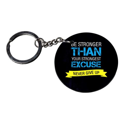 Crafty Worth | keychains for men with quotes | best friend forever keychains customized keychain with photo Printed Wooden Keychain| Circle Shape Set of 2 keyrings 2×2 inch - alternate view