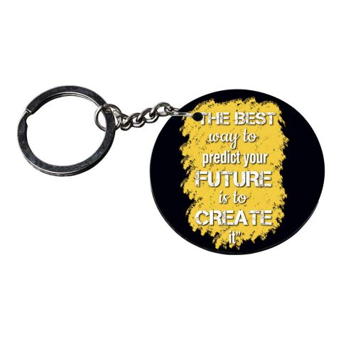 Crafty Worth | tag keychain for bikes | keychain for friends forever customized keychain with photo Printed Wooden Keychain| Circle Shape Set of 2 keyrings 2×2 inch - alternate view