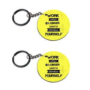 | quotes keychain for bike | keychain for 50 rupees customized keychain with photo Printed Wooden Keychain| Circle Shape Set 