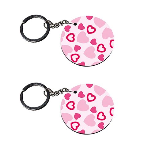 Crafty Worth | bike keychain quotes | keychain keychain girls customized keychain with photo Printed Wooden Keychain| Circle Shape Set of 2 keyrings 2×2 inch