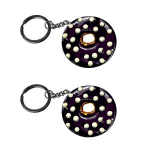 | drive safe quotes keychain | c keychain customized keychain with photo Printed Wooden Keychain| Circle Shape Set of 2 keyri