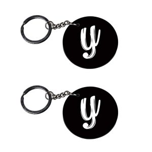 | Alphabet Y keychain | keychain holder for home decor customized keychain with photo Printed Wooden Keychain| Circle Shape S