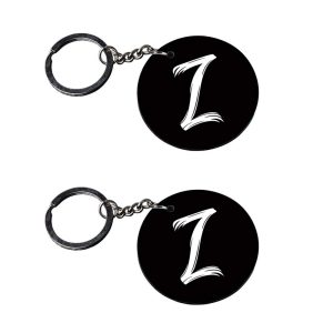 | Alphabet Z keychain | keychain hanger for wall with decor customized keychain with photo Printed Wooden Keychain| Circle Sh