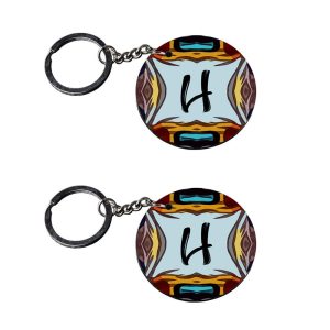 Crafty Worth Alphabet H photo keychain set of 2 - photo 3