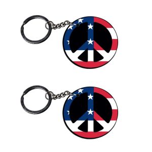 Crafty Worth US flag bike keychain duo set of 2 - photo 2