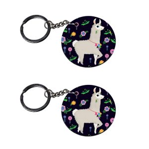 | Keychain for girls latest | keychain for bike car customized keychain with photo Printed Wooden Keychain| Circle Shape Set 