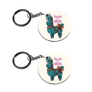 | keychain for girls unicorn | 007 keychain customized keychain with photo Printed Wooden Keychain| Circle Shape Set of 2 key