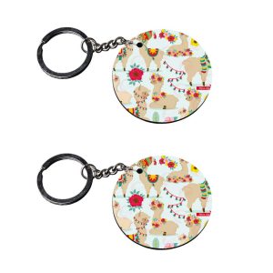| key chain for girls stylish latest | 080p keychain camera customized keychain with photo Printed Wooden Keychain| Circle Sh