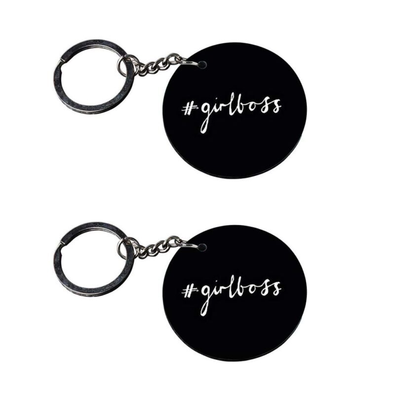 Girl Boss 30th Birthday Acrylic Keychain