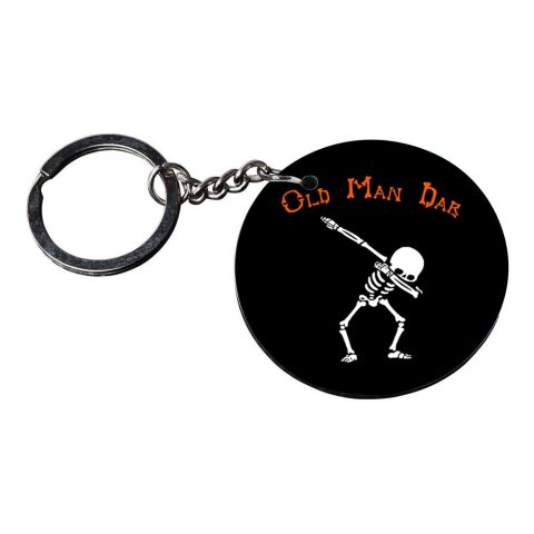 Crafty Worth | dab keychain | keychain under 500 Printed Wooden Keychains | Circle Shape Set of 2 keyrings 2×2 inch - alternate view