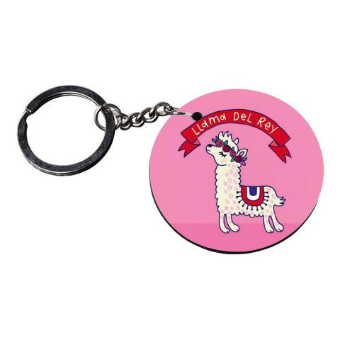 Crafty Worth | keychain for girls unicorn | keychain for ford Printed Wooden Keychains | Circle Shape Set of 2 keyrings 2×2 inch - alternate view