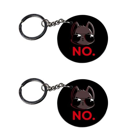Crafty Worth | dog keychains for boys | keychain for iron man Printed Wooden Keychains | Circle Shape Set of 2 keyrings 2×2 inch