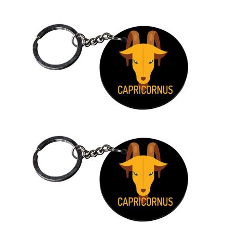 Crafty Worth | keychain with quotes for girls | keychain diary Printed Wooden Keychains | Circle Shape Set of 2 keyrings 2×2 inch