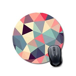 mouse pad leather abstract Mouse pad Round Mouse Pad for Laptop/pc (9X9 Inches)