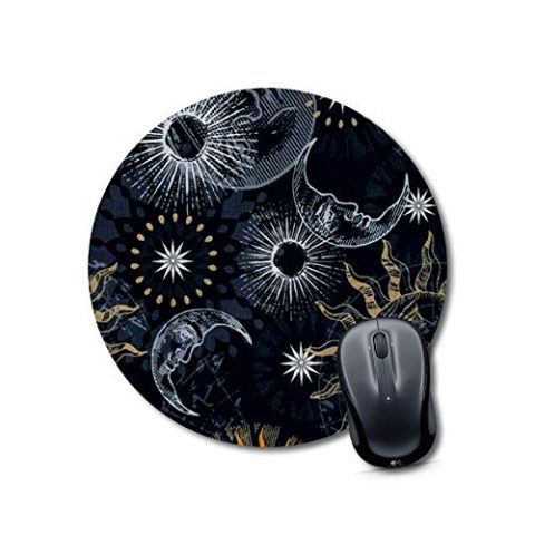Crafty Worth mouse pad for gaming Mouse pad with texture Round Mouse Pad for Laptop/pc (9X9 Inches)