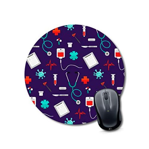 Crafty Worth mouse pad nature medical Mouse pad Round Mouse Pad for Laptop/pc (9X9 Inches)