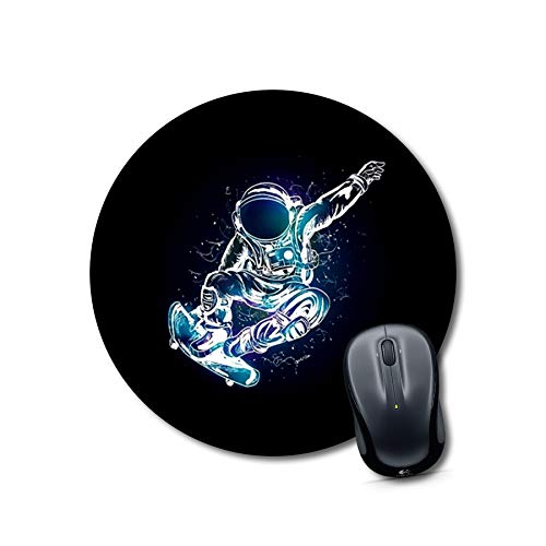 Crafty Worth mouse pad office Space Mouse pad Round Mouse Pad for Laptop/pc (9X9 Inches)