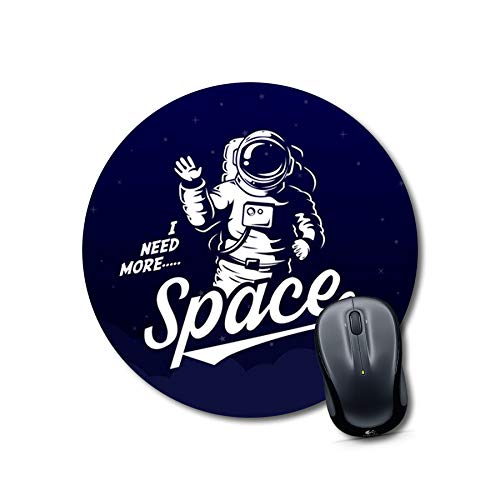 Crafty Worth mouse pad of round astronaut Mouse pad Round Mouse Pad for Laptop/pc (9X9 Inches)