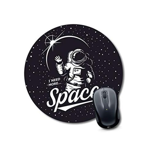 Crafty Worth mouse pad for sports astronaut Mouse pad Round Mouse Pad for Laptop/pc (9X9 Inches)