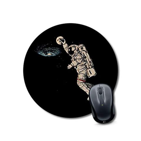 Crafty Worth mouse pad pack astronaut Mouse pad Round Mouse Pad for Laptop/pc (9X9 Inches) - alternate view