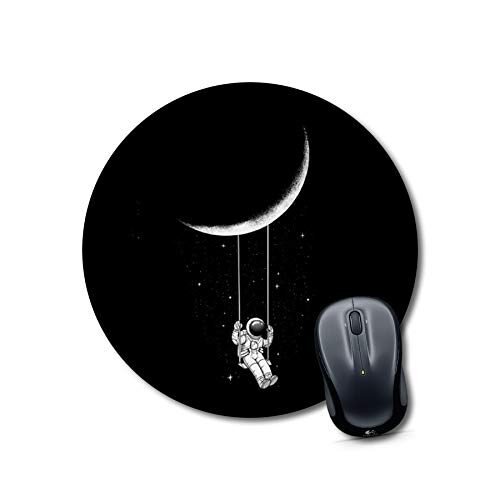 Galaxy Print Round Desk Mouse Pad