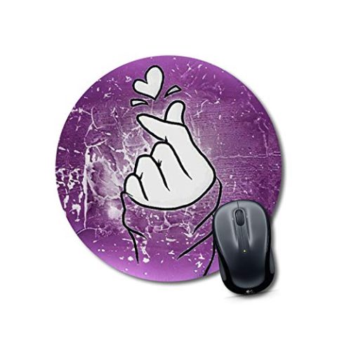 Crafty Worth mouse pad for games snap it texture Round Mouse Pad for Laptop/pc (9X9 Inches)