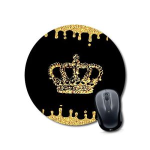 mouse pad support queen Mouse pad Round Mouse Pad for Laptop/pc (9X9 Inches)