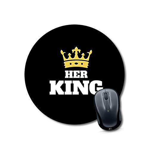 Her King Round Mouse Pad