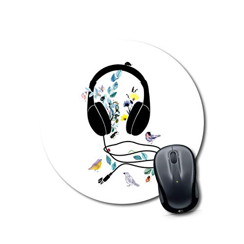 Crafty Worth mouse pad tom and jerry music Mouse pad metal Round Mouse Pad for Laptop/pc (9X9 Inches)