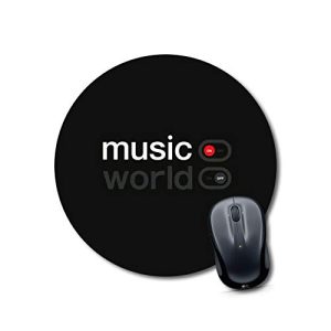 mouse pad under 100 rupees music note Mouse pads Round Mouse Pad for Laptop/pc (9X9 Inches)