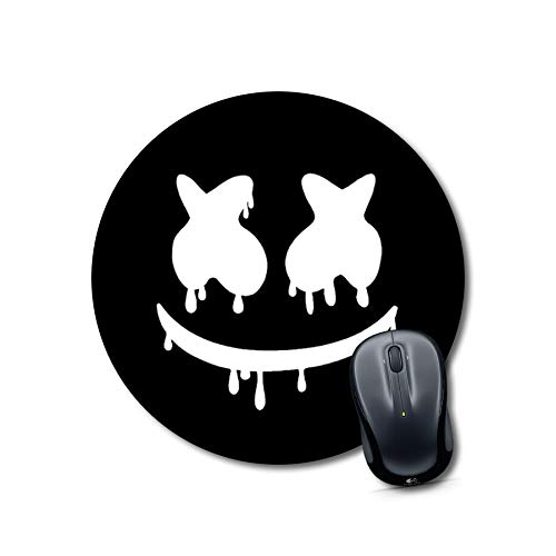 Dripping Smile Round Mouse Pad