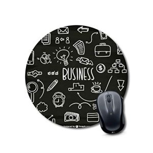 i mouse pad back to school Mouse pad Round Mouse Pad for Laptop/pc (9X9 Inches)