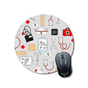 c mouse pad back to school Mouse pad Round Mouse Pad for Laptop/pc (9X9 Inches)