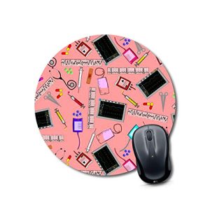 r mouse pad Mouse pad for girls cute under 100 Round Mouse Pad for Laptop/pc (9X9 Inches)