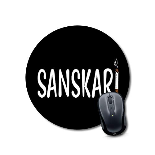Sanskari Round Desk Mouse Pad