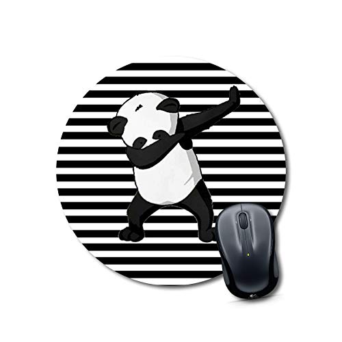 Dabbing Panda Round Mouse Pad